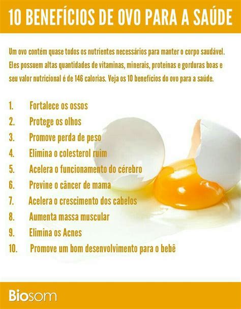 10 benefícios do ovo para a saúde (com tabela nutricional)